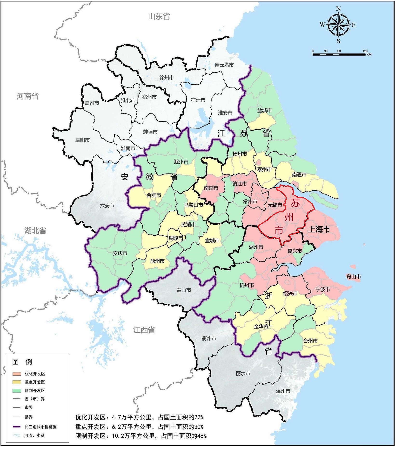 苏杭地图位置图片