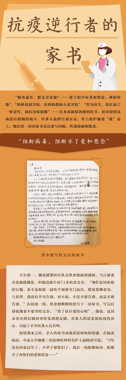 #中央纪委国家监委网站#长图｜抗疫逆行者的家书