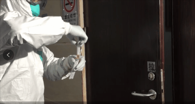 #武汉广电掌上武汉#首次！广州在门把手上发现病毒踪迹