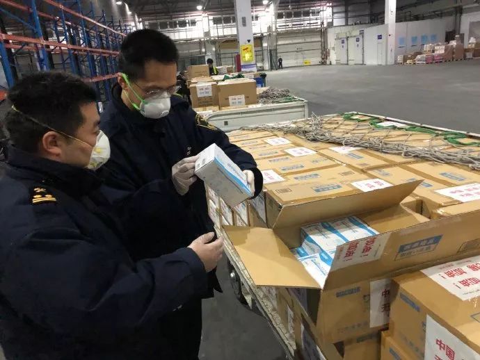 海关发布：防疫物资 源源不断