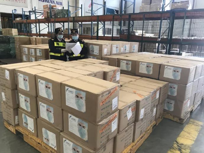 海关发布：防疫物资 源源不断