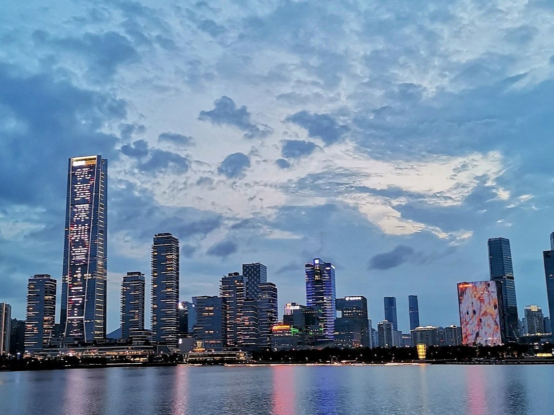 深圳湾一号夜景图片图片