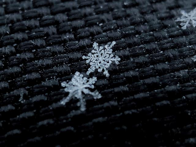 手机也能拍出雪花大特写快来感受一下吧