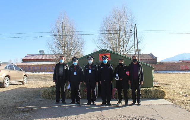 民乐南丰派出所让党旗飘扬在战疫一线