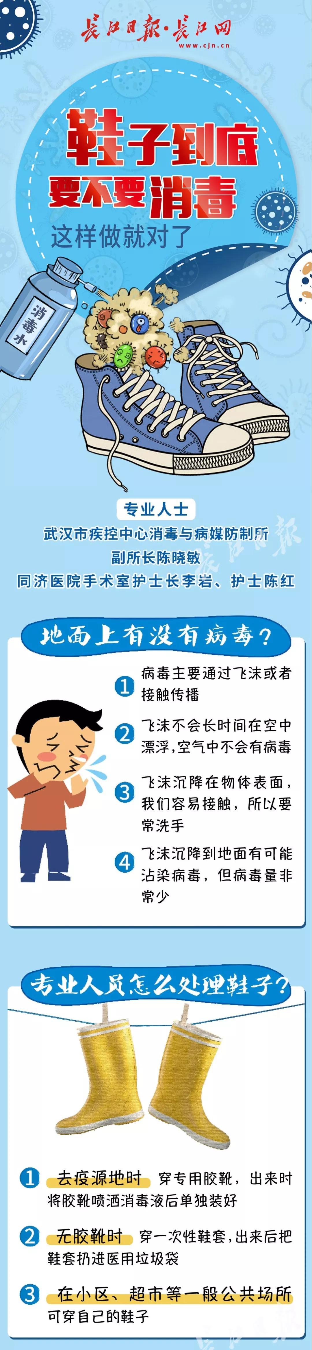 【经济日报】地面上有病毒吗？鞋子要不要消毒？专家回答了