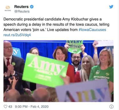 「纵相新闻」布蒂吉格逆袭爱荷华州党团会议，下一个奥巴马会在这里诞生吗？