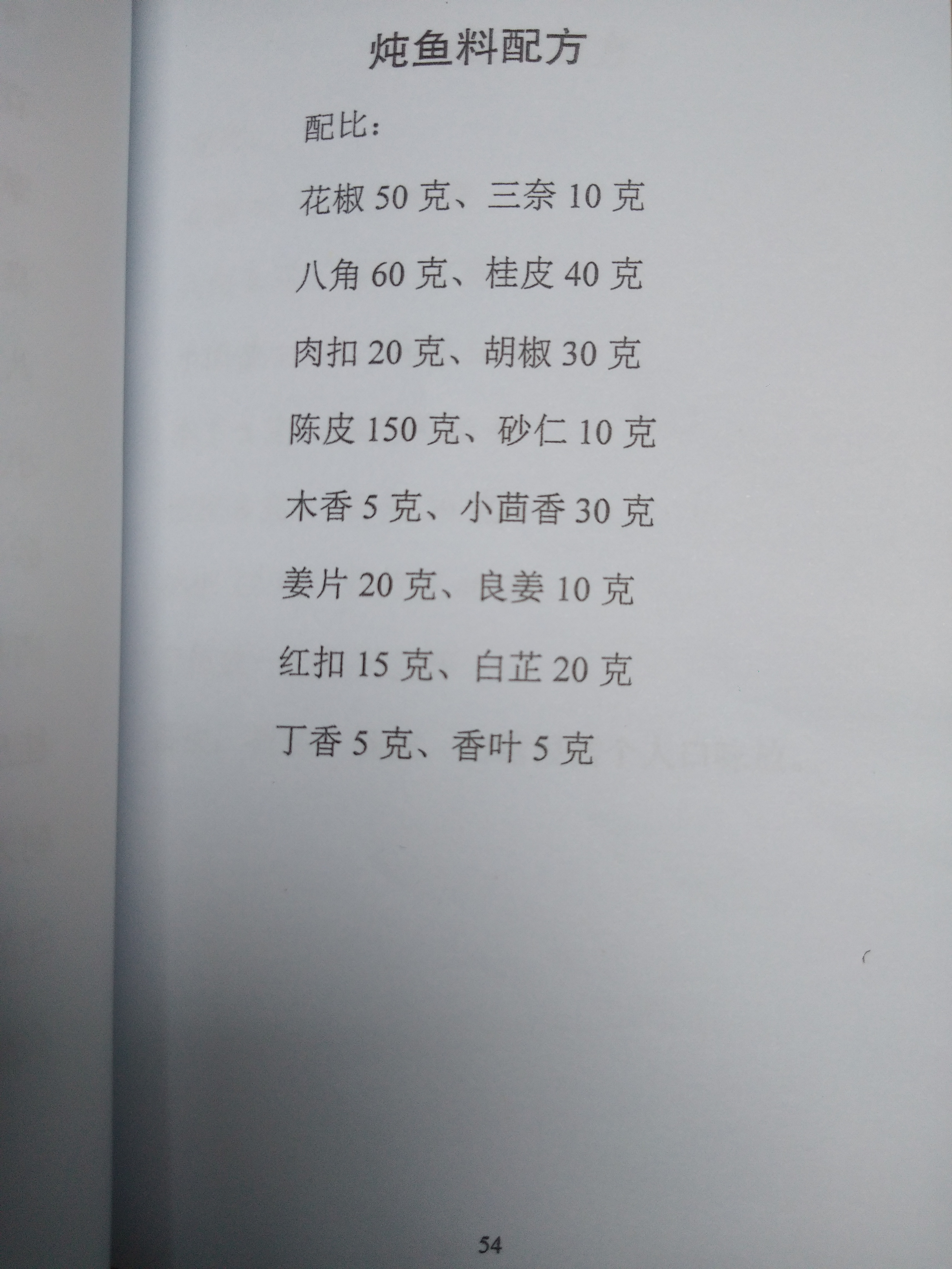 41款美食傳統香料配方廚師長壓箱底的秘方餐飲人必備