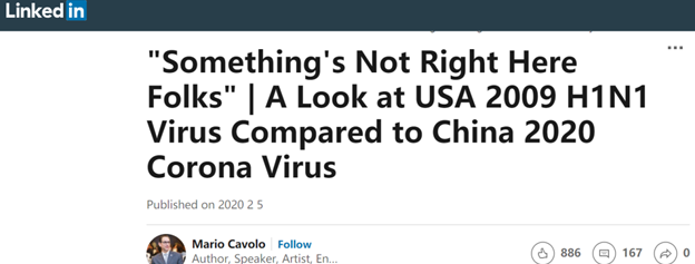 人民日报：一个美国人的中美病毒疫情对比：“各位，这里有点儿不对劲”