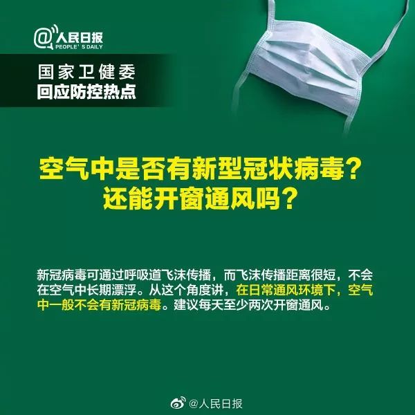 #人民日报#病毒可以通过气溶胶传播？还能开窗通风吗？答案来了！