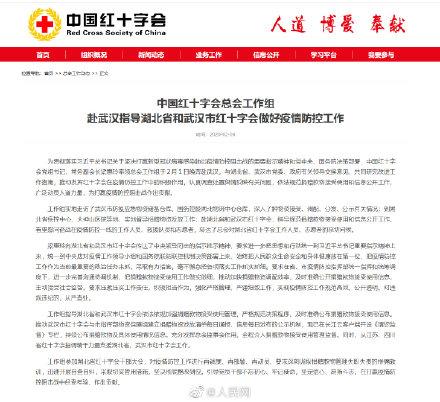 #映象网#中国红十字会赴武汉工作组：坚决彻底整改到位