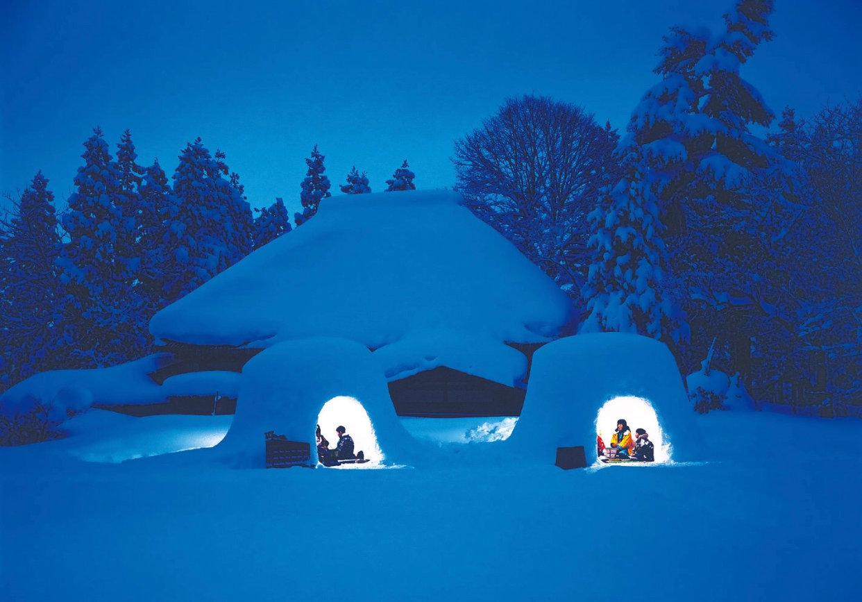 樱花大更新雪屋图片