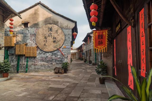 寻镇丽水缙云壶镇古镇静美溪头老街九曲青石板路