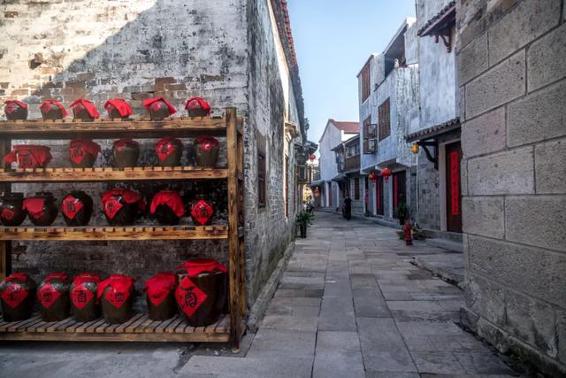 寻镇丽水缙云壶镇古镇静美溪头老街九曲青石板路