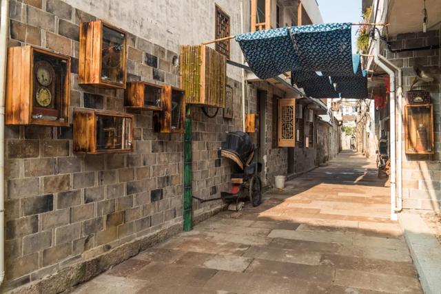 寻镇丽水缙云壶镇古镇静美溪头老街九曲青石板路