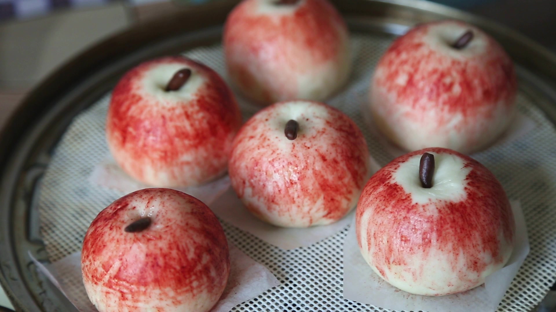 奶香味十足的苹果花样馒头再挑食的孩子都能搞定简单好学