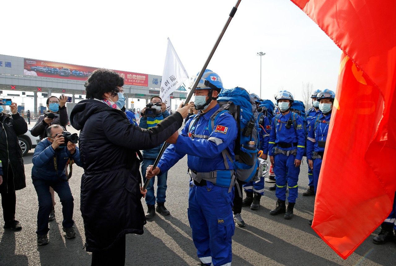 淄博市青年志愿服务队奔赴武汉开展志愿服务