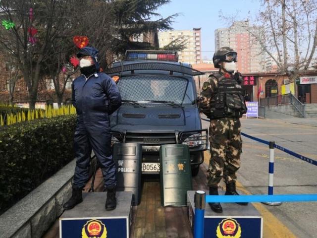 陕西科技传媒■王益巡特警：团结紧张 共抗疫线