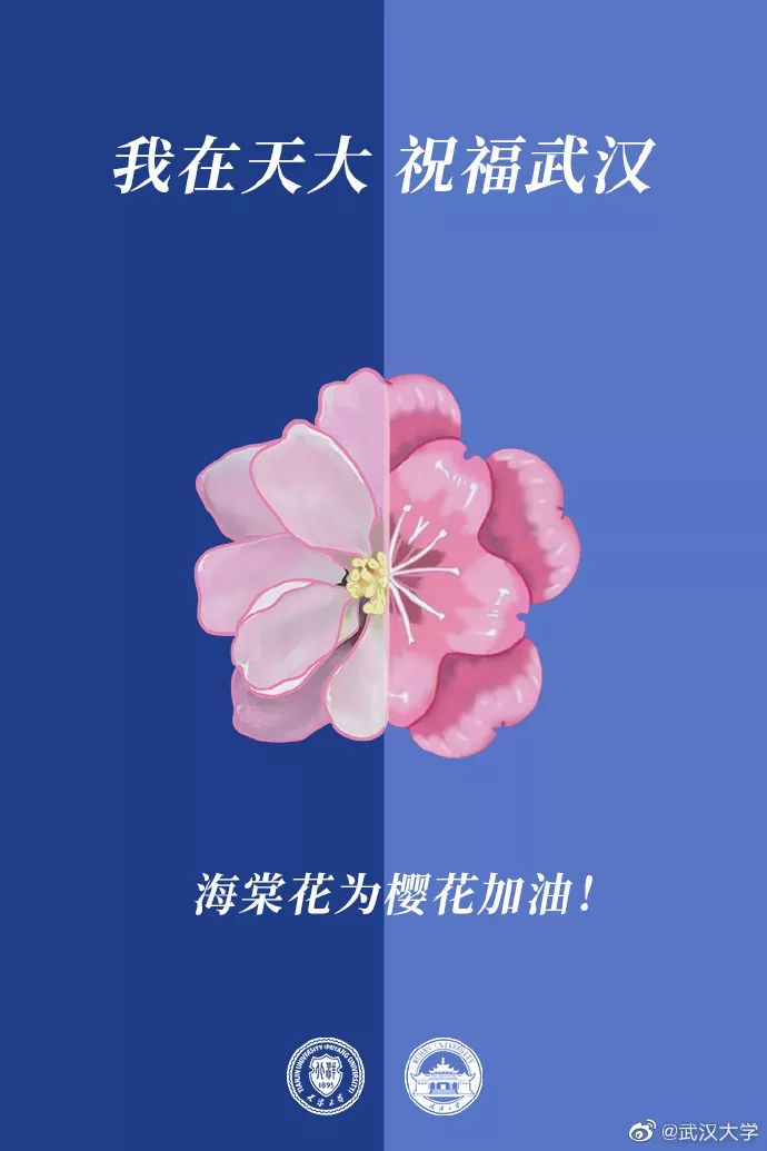 「人民日报」校花送祝福！春天总会到来，珞珈樱花会照常盛开