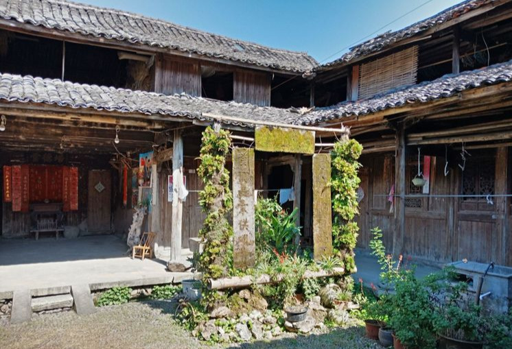 探村浙江丽水西溪古村山川环拱与德为邻