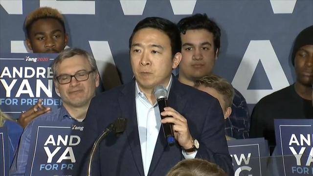 「环球时报」美华裔参选人杨安泽宣布退出总统选举：我数学好，数据显示赢不了