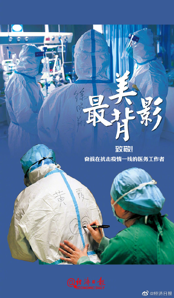 #经济日报#致敬逆行者！你在我眼中是最美！