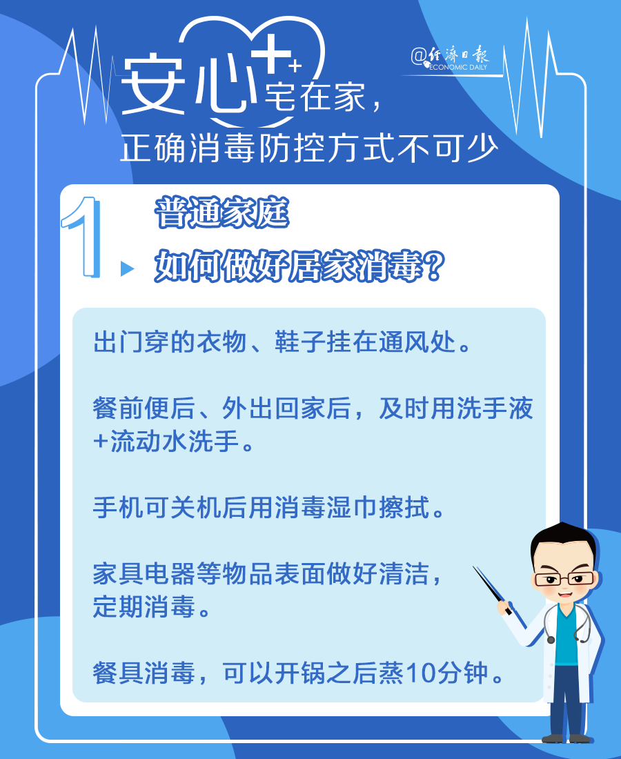 「经济日报」安心宅在家，正确消毒防控方式不可少！