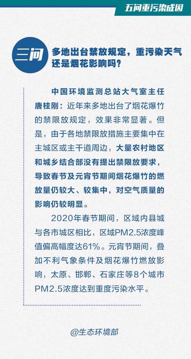 [生态环境部]疫情下重污染缘何来袭？权威专家回应网友关切