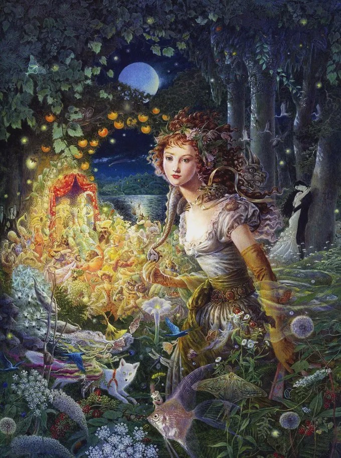 童话般的梦幻色彩艺术家山本真子的绘画作品