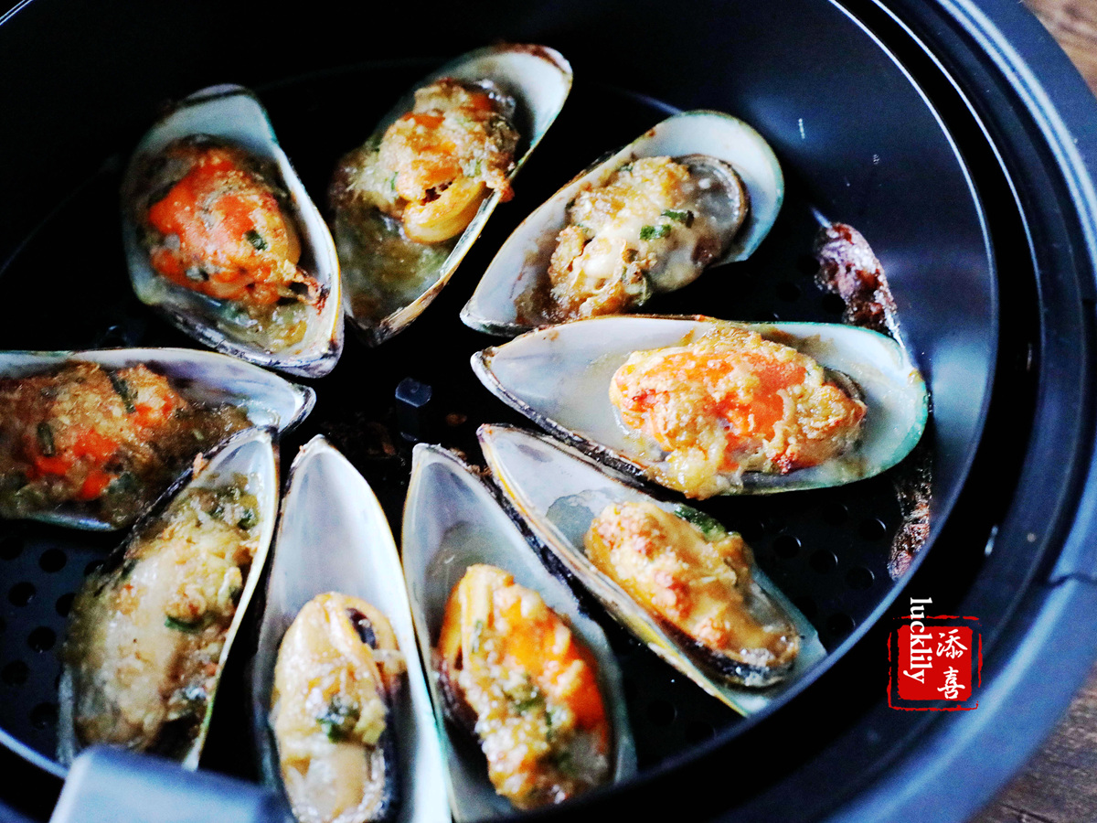 添喜的厨房香烤蒜蓉青口贝
