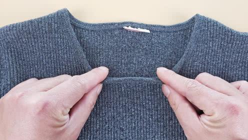 羽绒服领口有块布,为何要这样设计,有心机