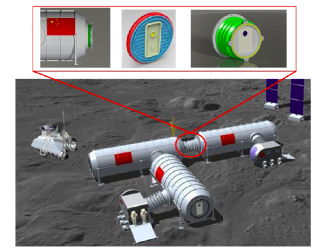 中国月球基地的概念图