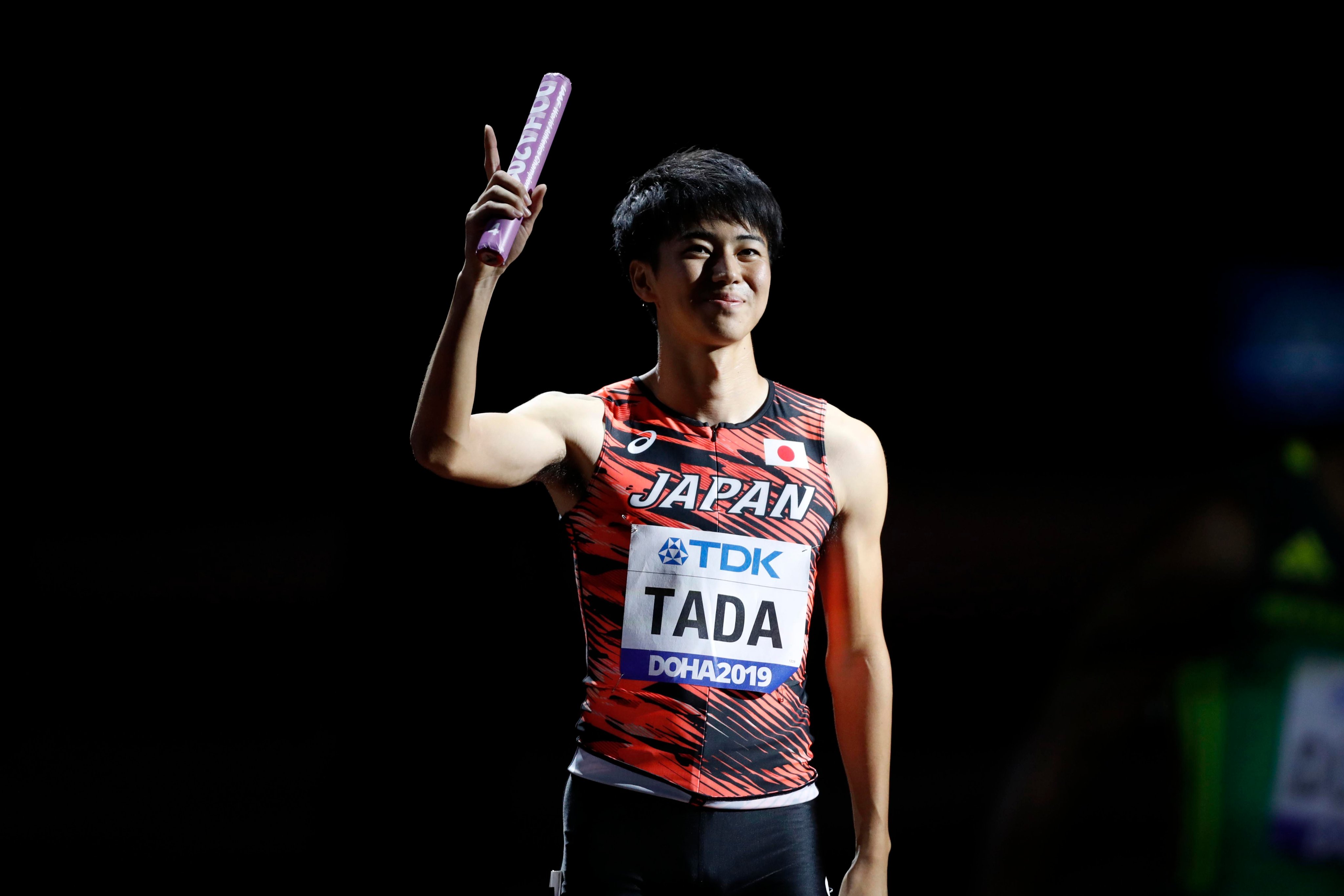 多田修平室外百米最好成绩跑到10秒07,从2017年开始进入到日本接力队