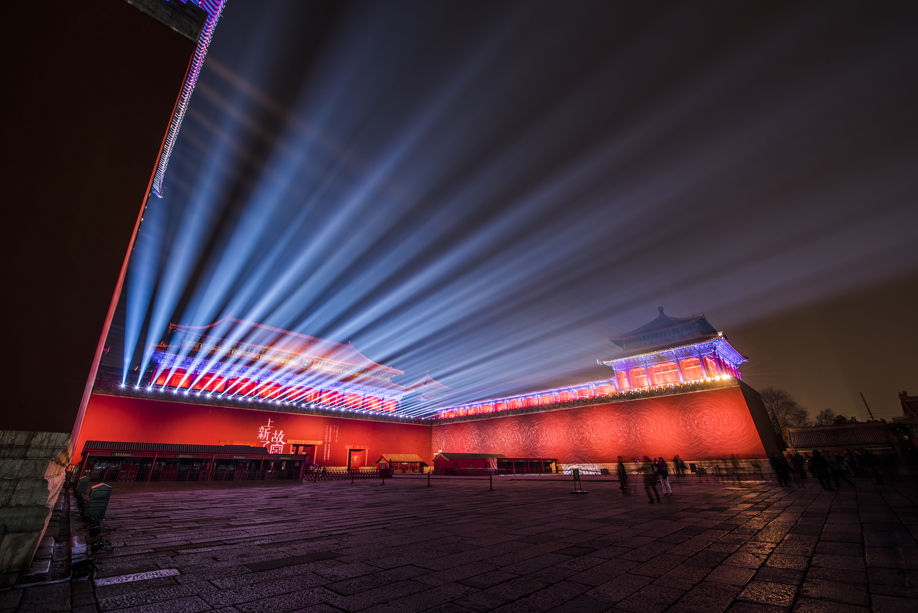 光影下的故宫,科技和古典建筑的完美呈现!