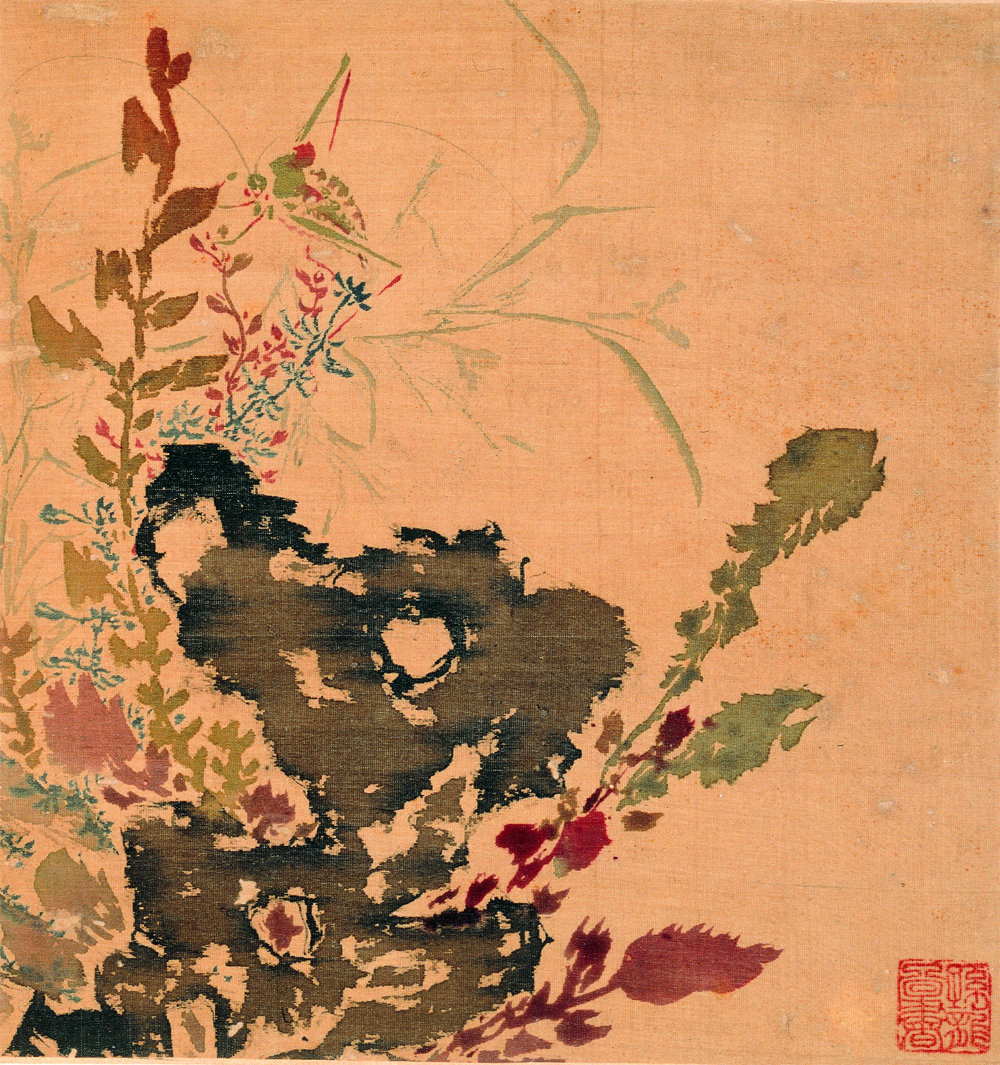 明代画家传孙隆没骨画法以写意笔法见长影响深远