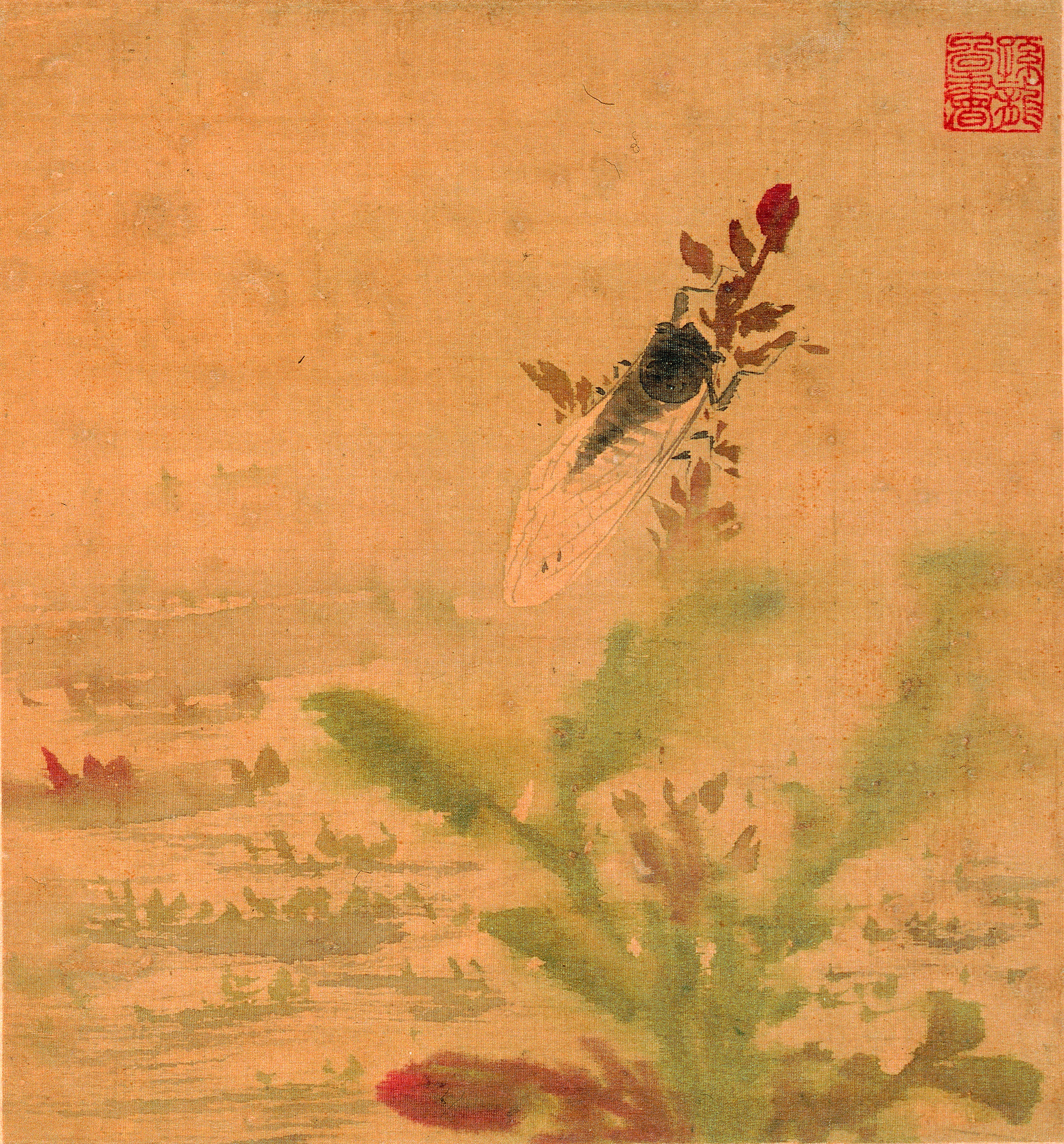 明代画家传孙隆没骨画法以写意笔法见长影响深远