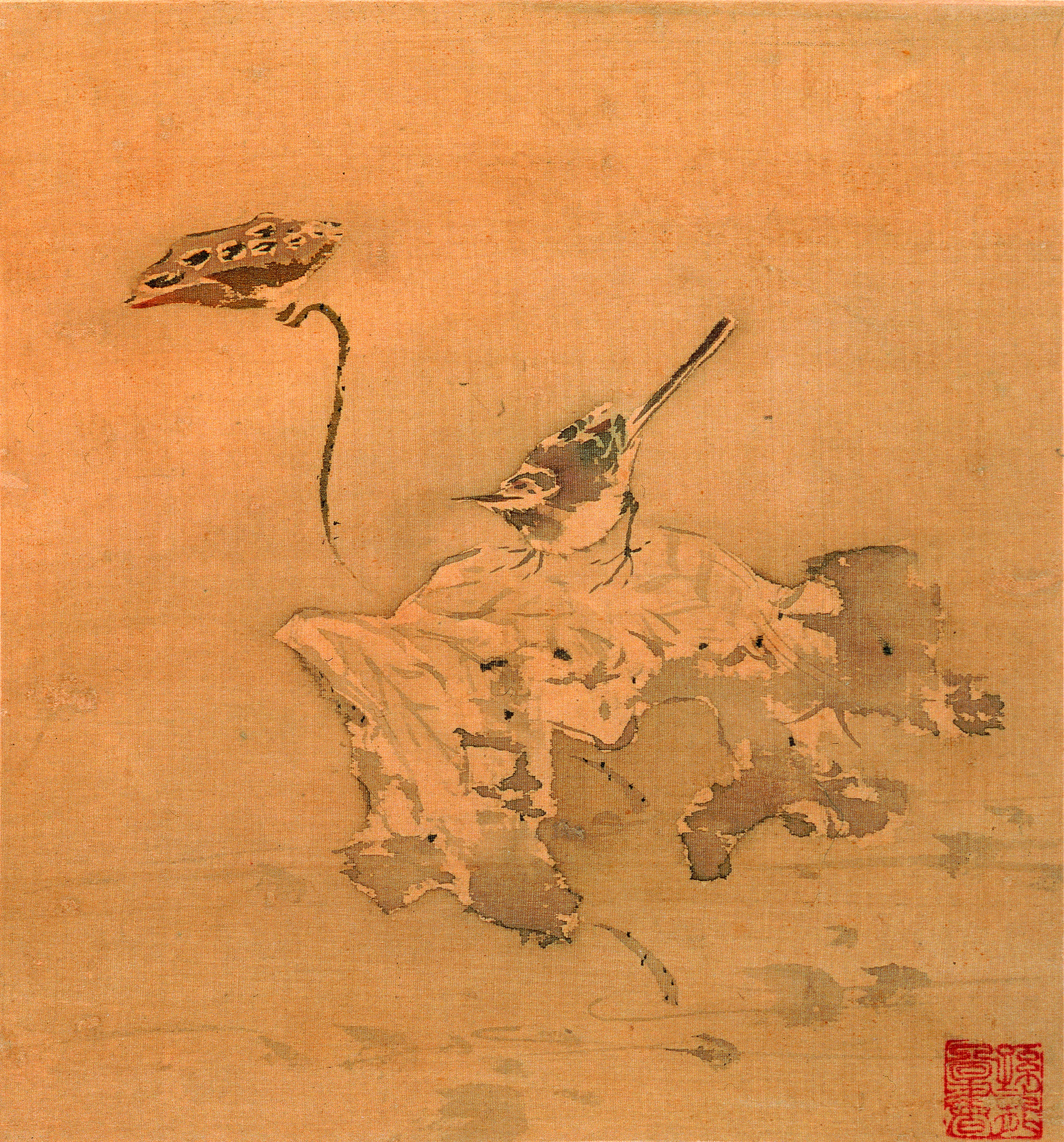 明代画家传孙隆没骨画法以写意笔法见长影响深远