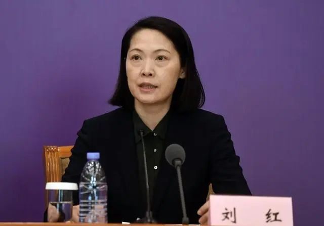 国家能源局石油天然气司副司长刘红回答记者提问.发布会现场.