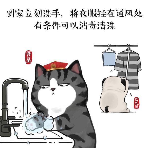 「中国小康网」“吾皇巴扎黑”漫画版《返程复工防护知识指南》，请查收