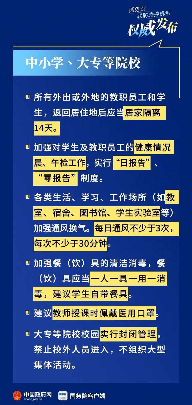 「中国教育报」各单位注意！这些重点场所疫情防控有技术方案了！