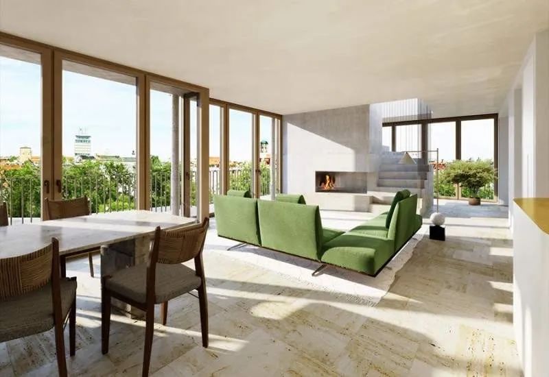 德国的公寓楼简约设计更有精致细节