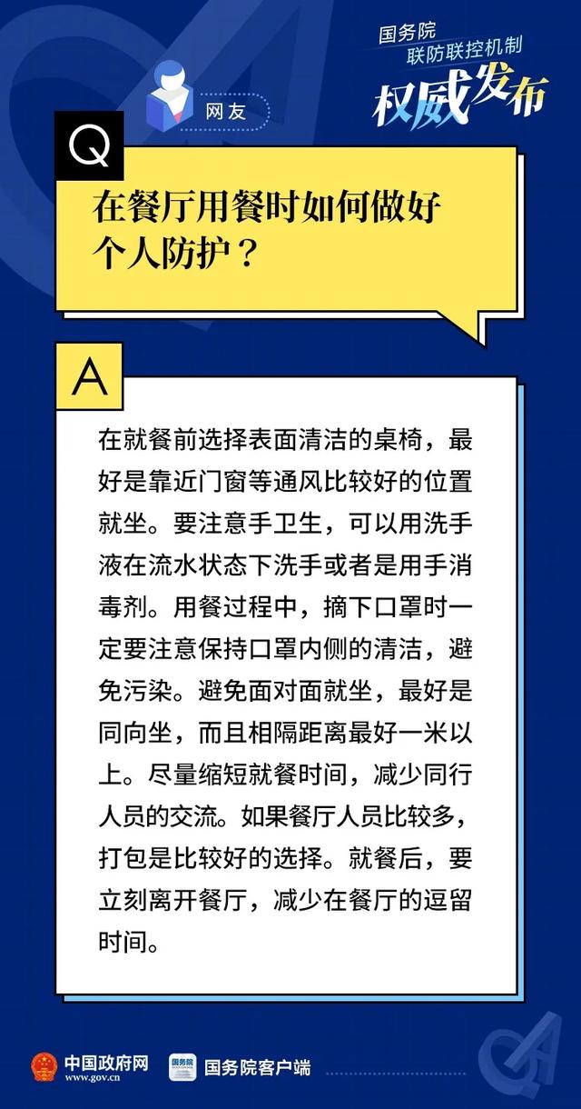 「权威」在餐厅排队、用餐,去商超购物如何做好个人防护?权威回答