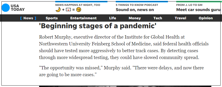 『疫情』美国专家：美国犯了与武汉疫情初期相似的错误，但不会比武汉严重