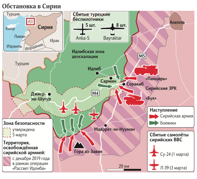 『叙利亚总统』普京与埃尔多安长谈6小时，俄土同意在叙利亚伊德利卜停火