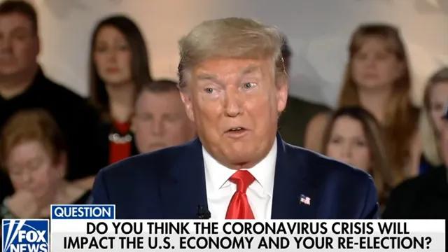 特朗普■特朗普：美国确诊这么少要归功于我。6日确诊数增长到324