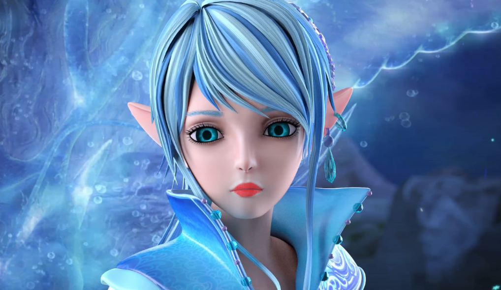 《精灵梦叶罗丽》的角色涂上口红,水王子变美女,颜值力压群芳