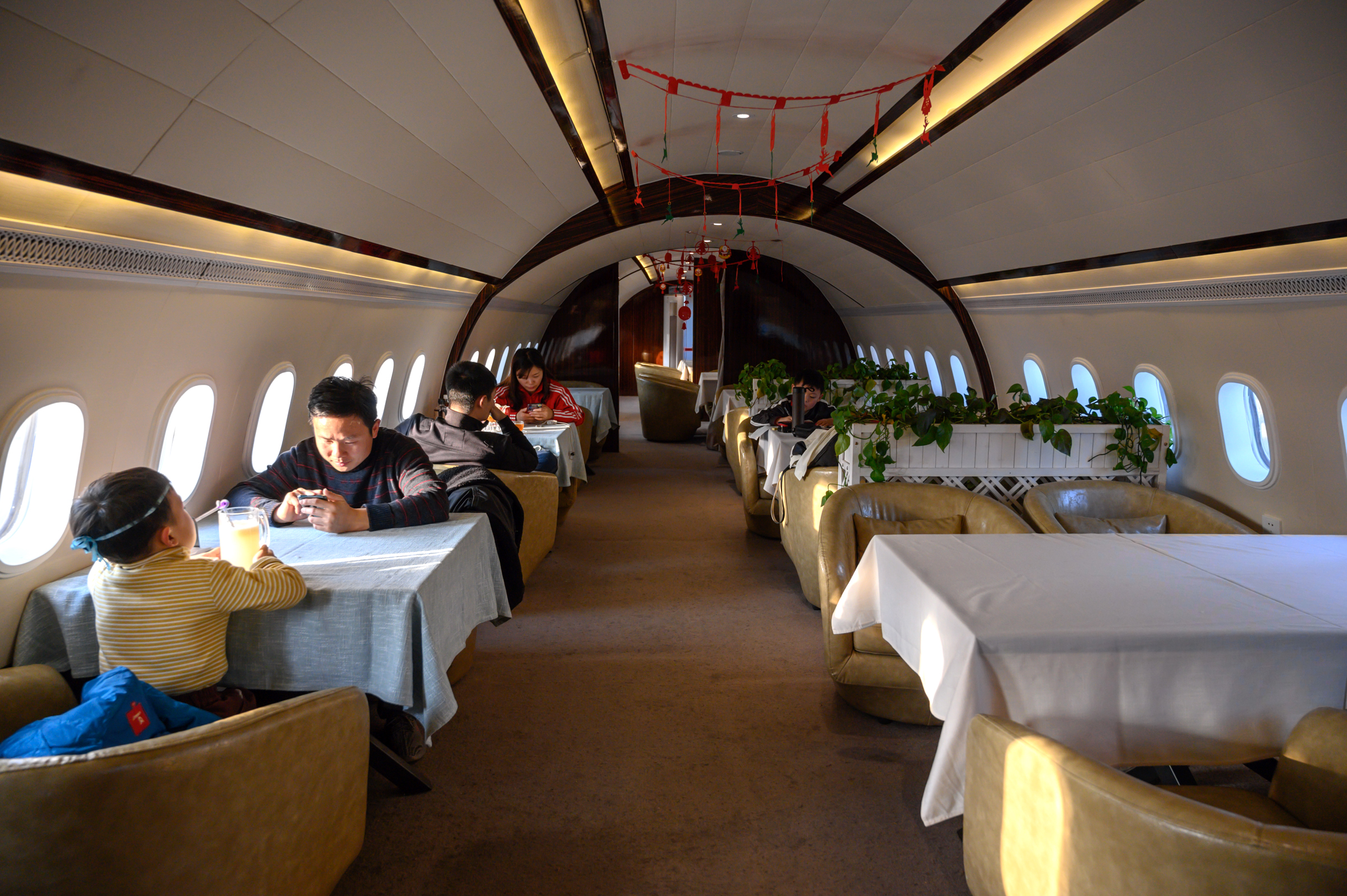武汉飞机餐厅现状图片