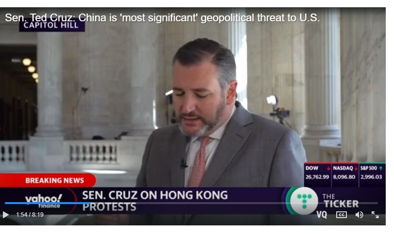 [国际]美国老牌反华议员因接触确诊患者自我隔离