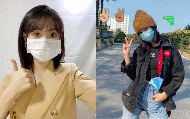 明星戴口罩蔡徐坤车银优遮不严实斋藤飞鸟裴珍映捂全脸