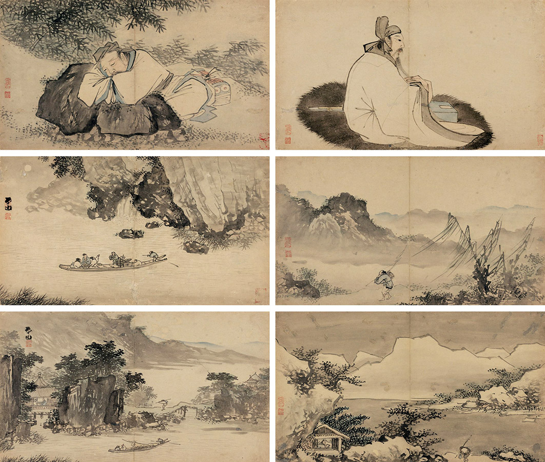 张路 山水人物图册 517.5万港元