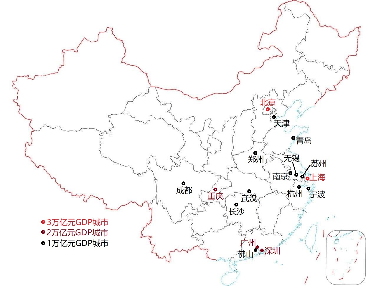 2019年我国gdp超一万亿元城市达17座,哪些城市今年有机会加入?